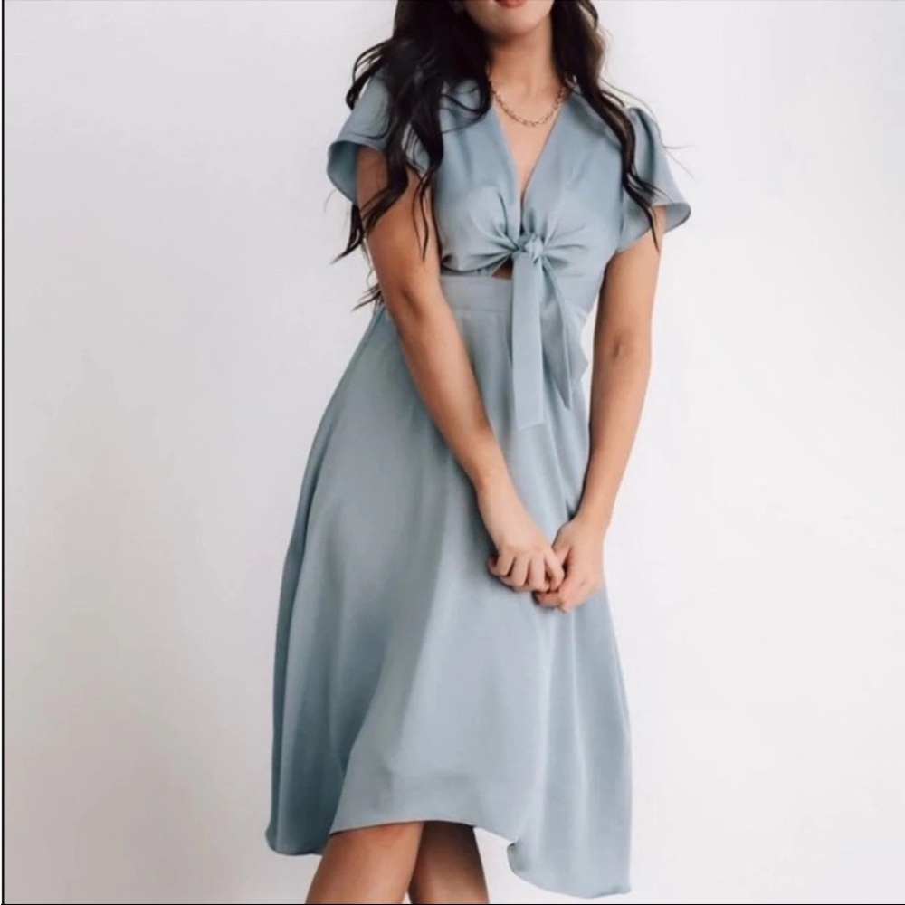 Baltic Born Blue Satin dress